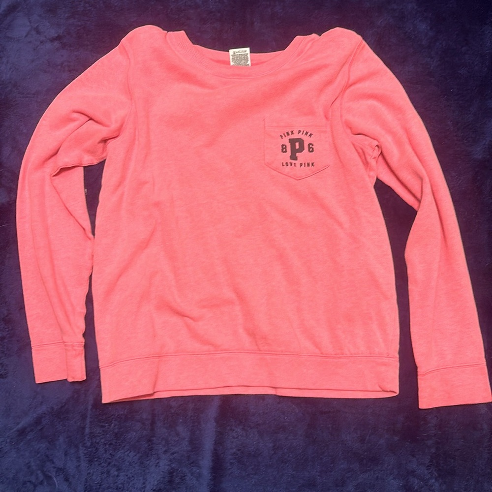 PINK crew neck sweater